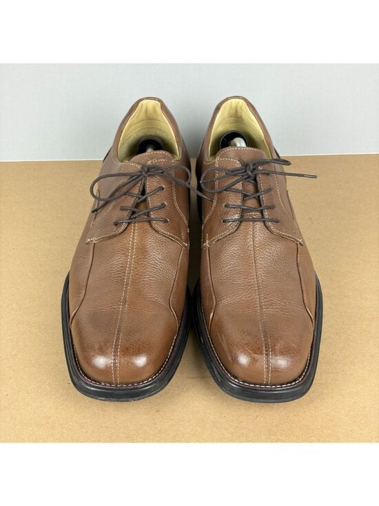 Belvedere Studio Bay Bridge Leather Oxford Dress Shoes Mens 14 Brown Lace Up main image 4